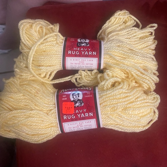 3 Vintage Aunt Lydia Heavy Rug 550 Sunset 70 Yds 100% Kodel Polyester - Picture 1 of 2